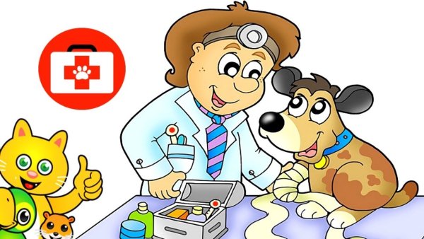 Ветеринар мультяшный