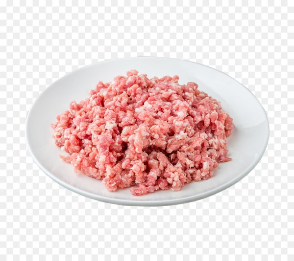 Фарш на белом фоне