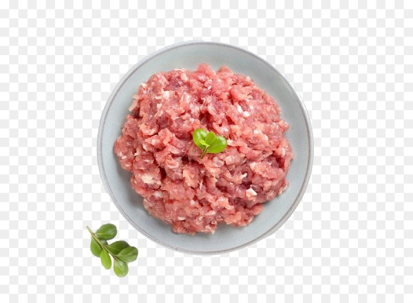 Фарш в тарелке