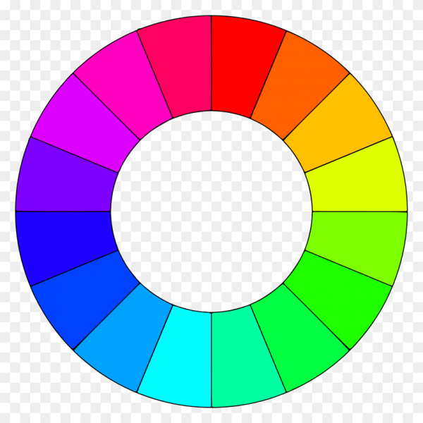 Колор блокинг цветовой круг