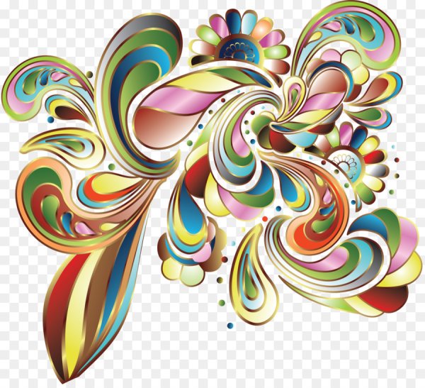 Цветной орнамент