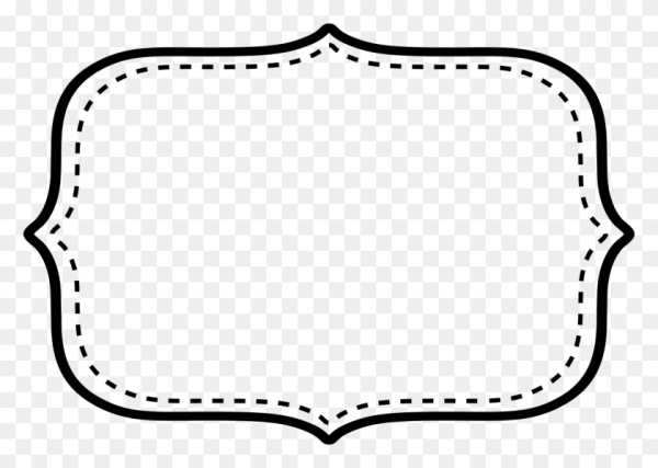 Фигурная рамка для текста