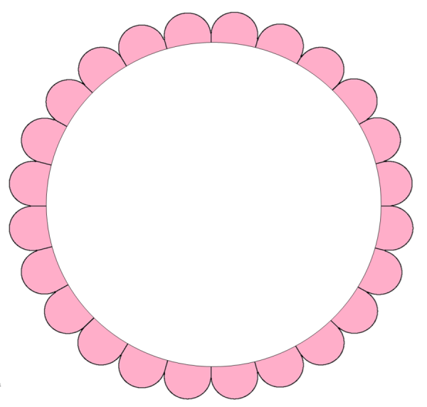Розовая рамка