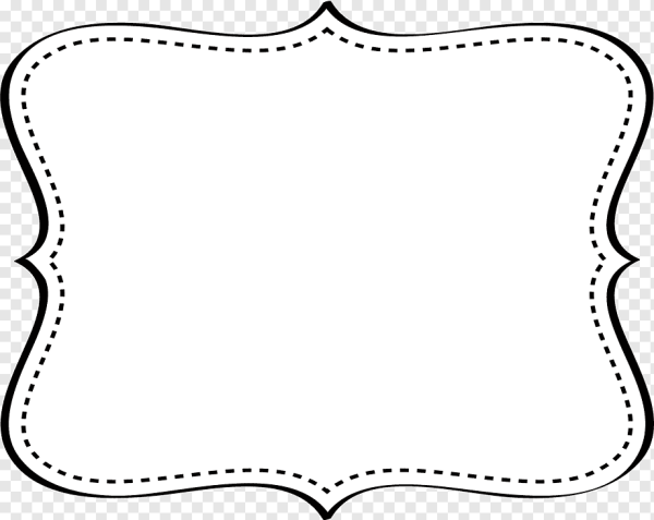 Рамочка черные линии