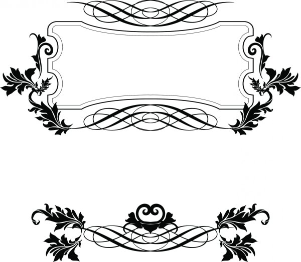 Красивые векторные рамки