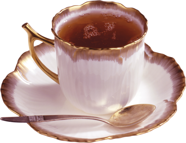 Чашечка кофе на прозрачном фоне