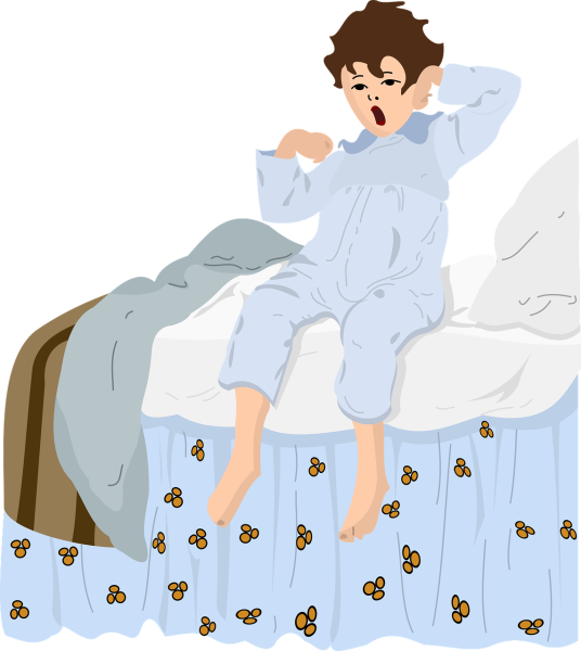 Человек просыпается