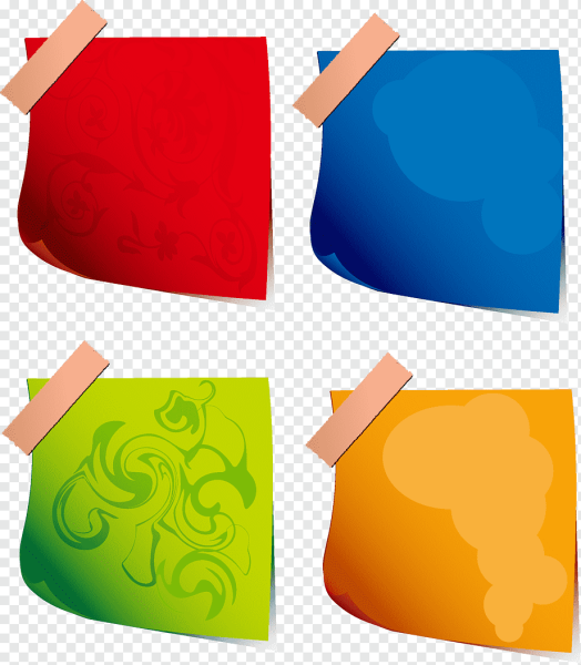 Стикеры бумажные