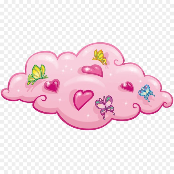 Облако стикер