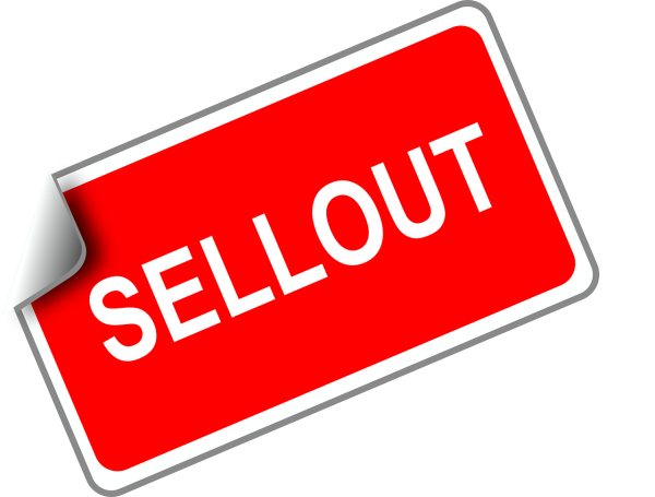 Акционный стикер