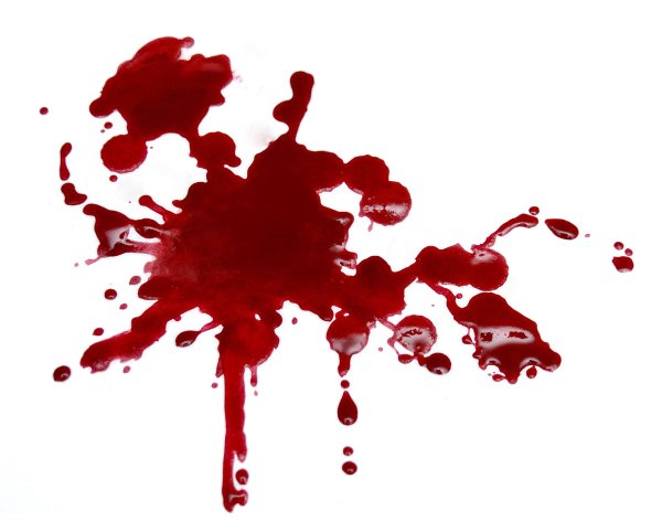 Кровавый отпечаток ладони