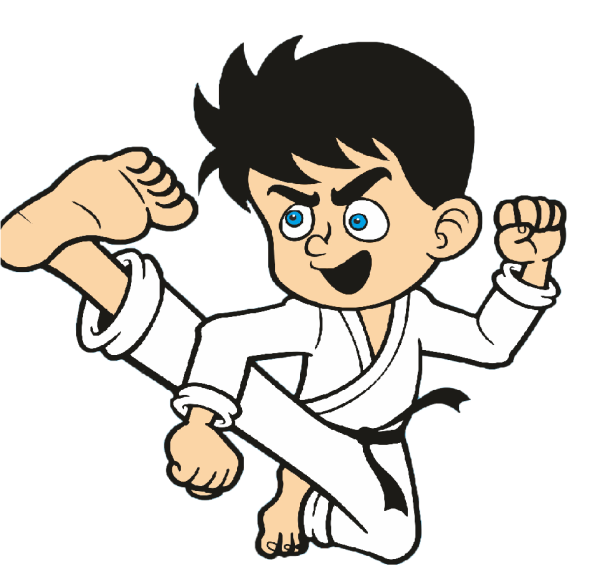 Каратист мультяшный