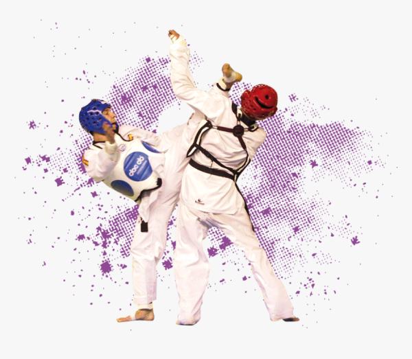 Рукопашный бой на белом фоне