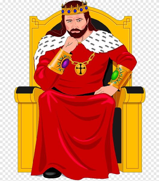 Негр в короне клипарт