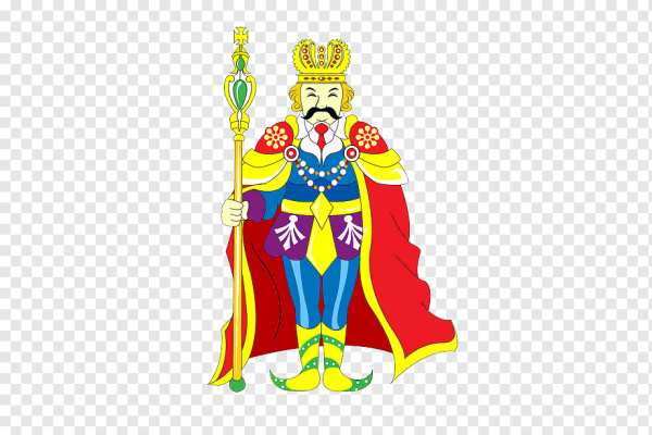 Сказочный царь на троне