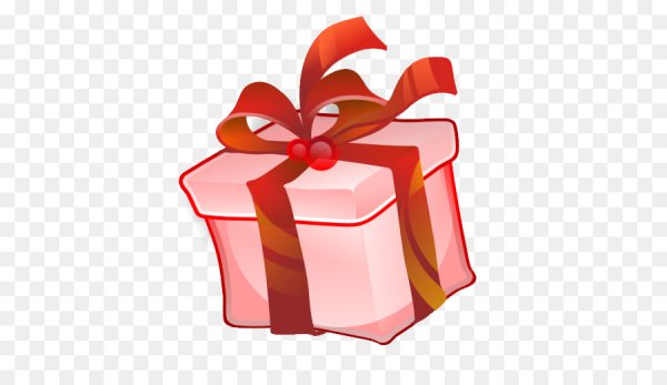 Значок подарка на прозрачном фоне