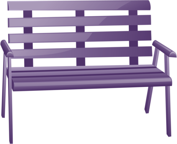 Лавка на прозрачном фоне