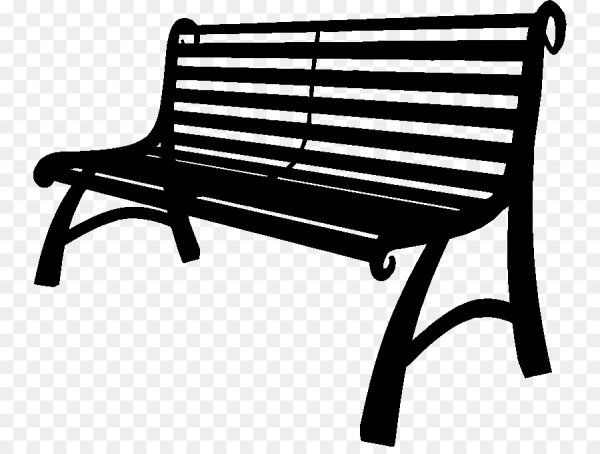 Скамья силуэт