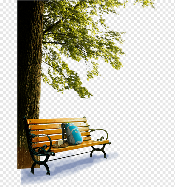Лавочка на прозрачном фоне