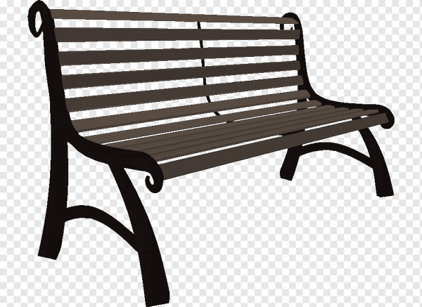 Скамья на прозрачном фоне