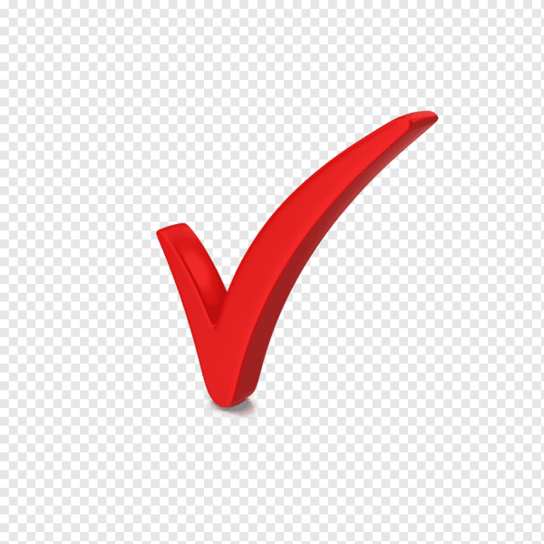 Красная галочка