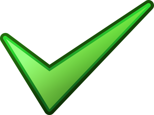 Зеленая галочка