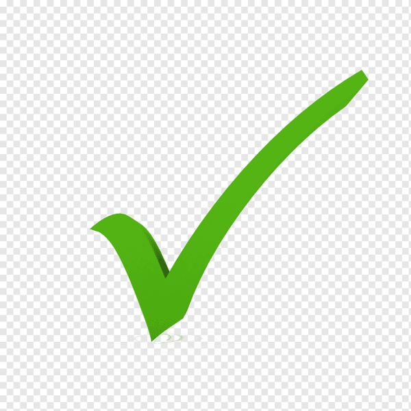 Знак зеленая галочка