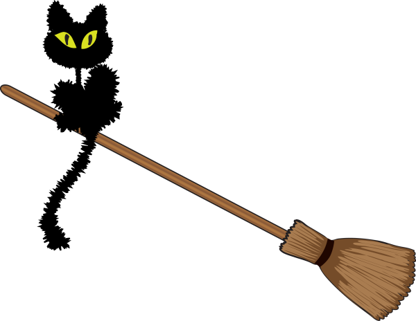 Метла на Хэллоуин