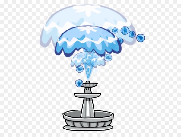 Фонтан клипарт на прозрачном фоне