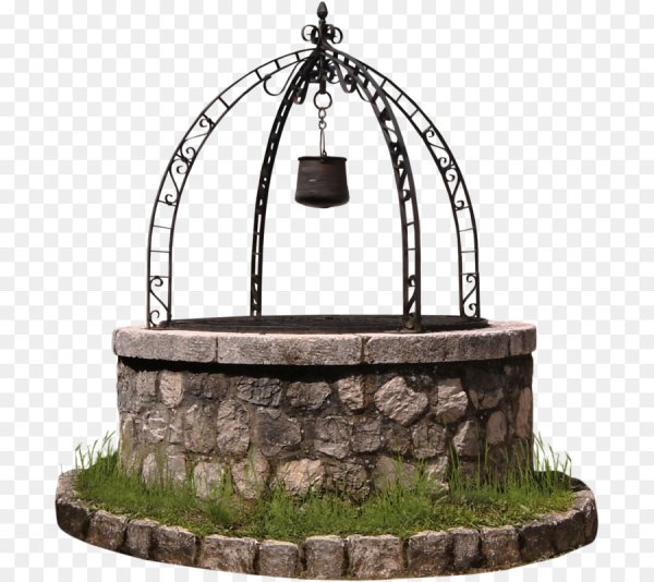 Колодец на прозрачном фоне