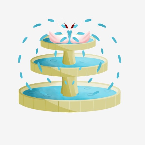 Фонтан мультяшный для детей