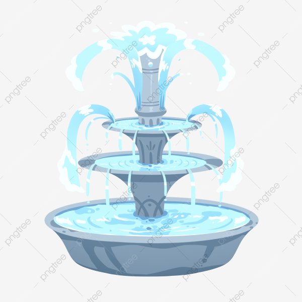 Фонтан вектор