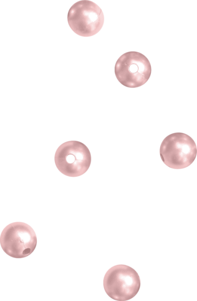 Бусинки жемчуг на прозрачном фоне
