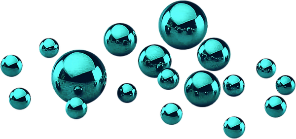 Бусины на прозрачном фоне