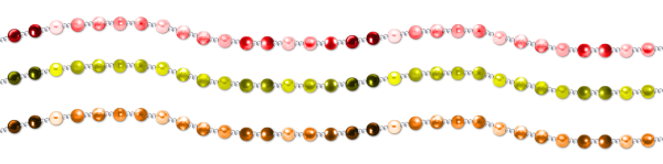 Бусинка на нитке с прозрачным фоном