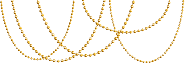 Бусы свисают