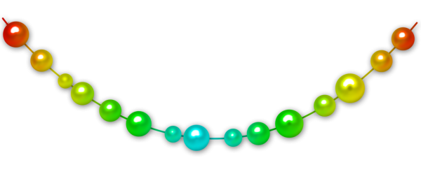 Бусинки на прозрачном фоне