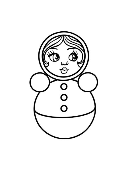 Кукла неваляшка