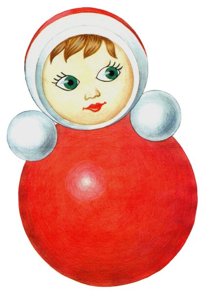 Рисование матрешки