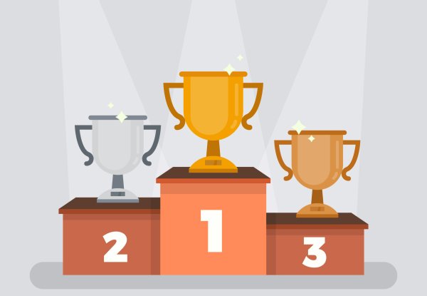 Пьедестал победителей