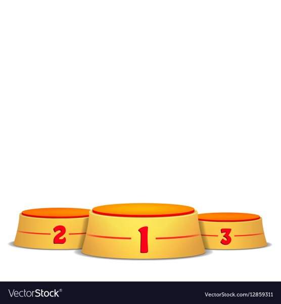 Пьедестал почета на прозрачном фоне