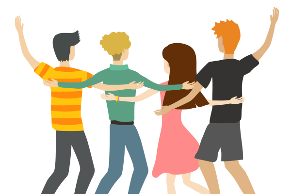 Общение дружеское иллюстрации