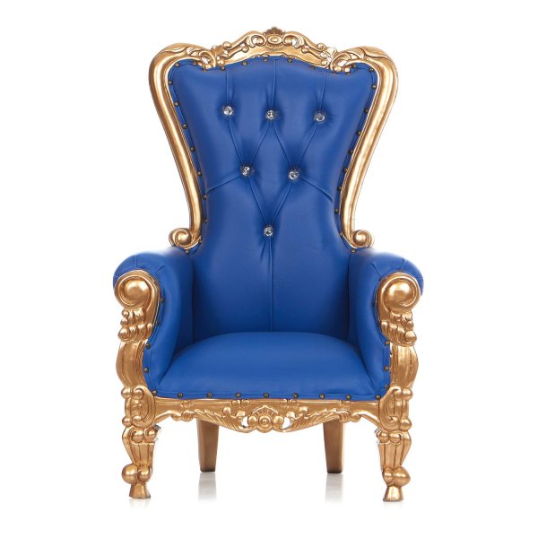 Тронн синий кресло трон