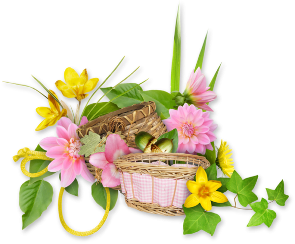 Корзины с яблоками