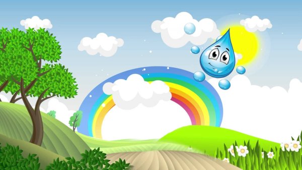 Капитошка капелька воды