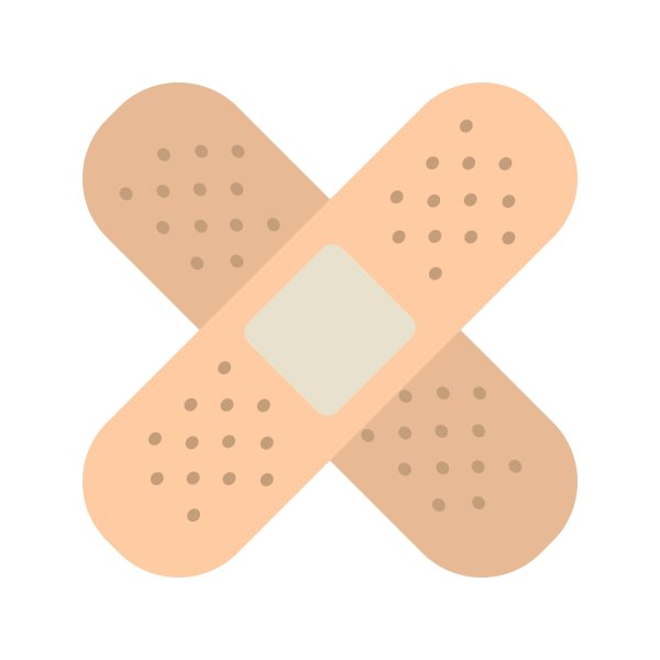 Пластырь крестиком