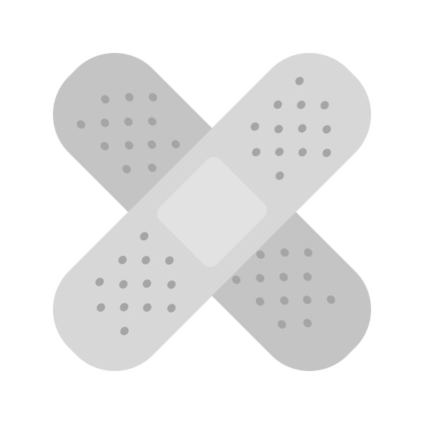 Пластырь на белом фоне