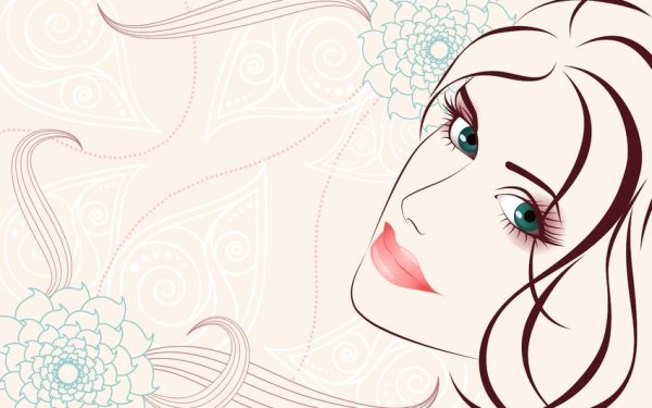 Фон для визитки салона красоты