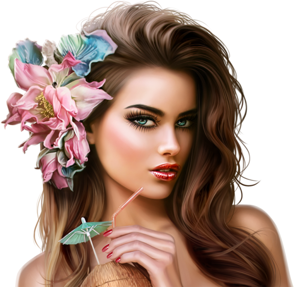 Бьюти иллюстрации девушек