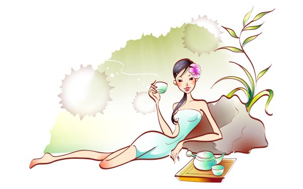 Векторная Графика девушка